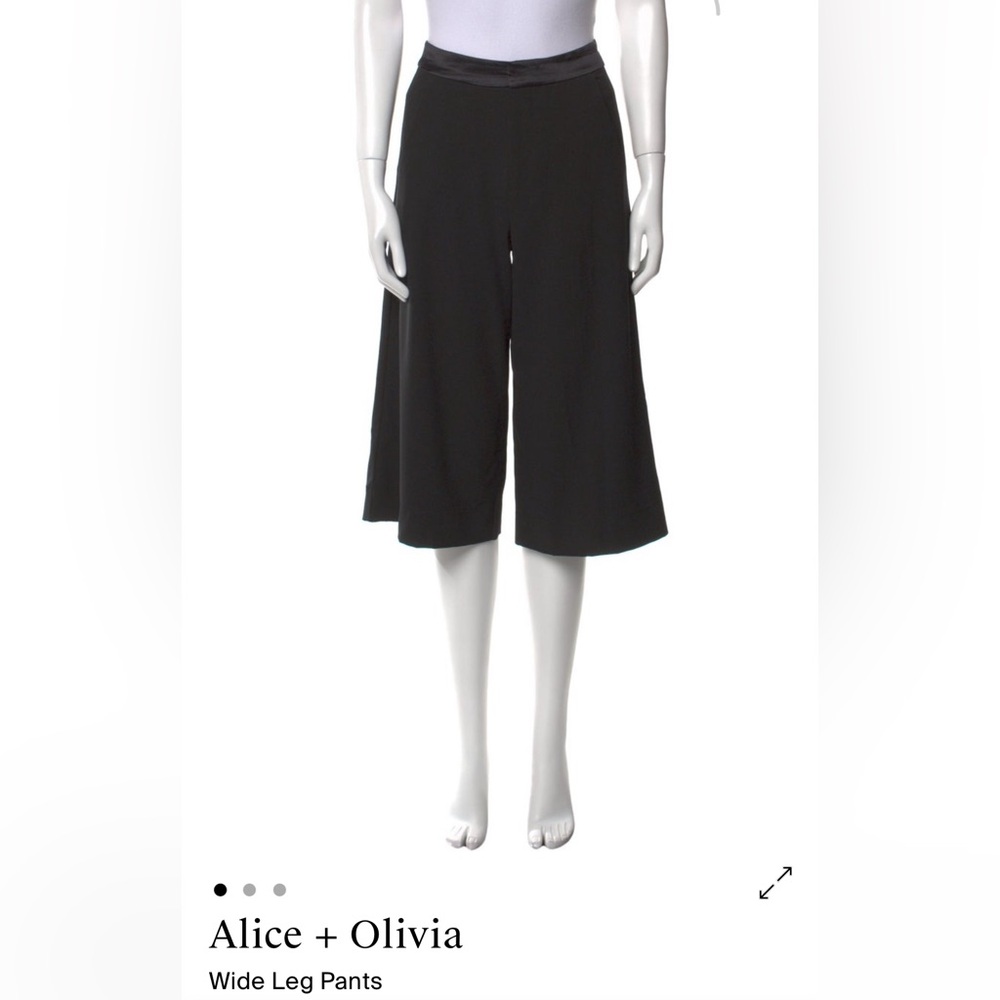 Alice & Olivia Elegant Black Culottes